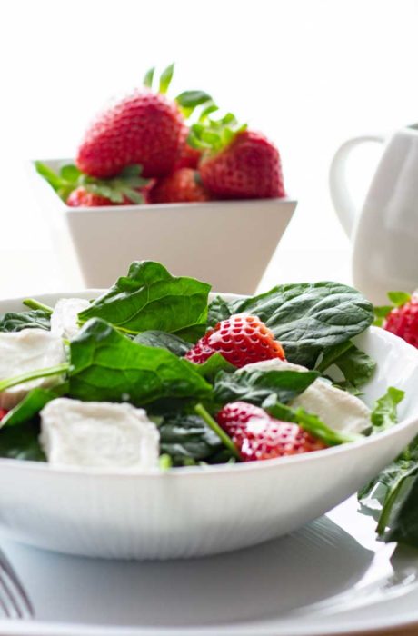 Erdbeeren salat rezept