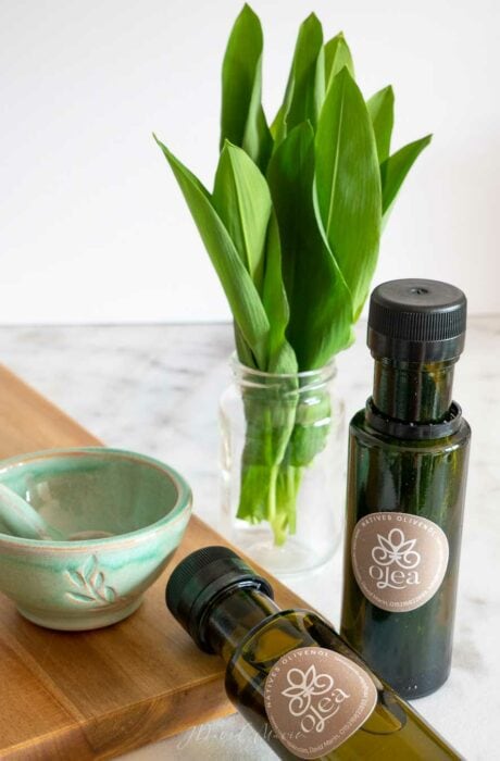 Selbtsgemachte-Bärlauchöl